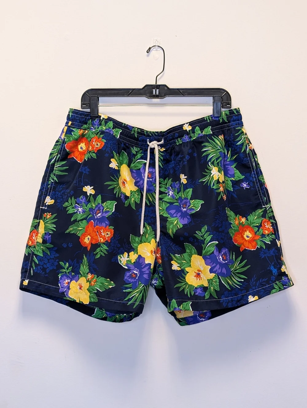 Polo Ralph Lauren Traveler Floral Printed Swim Trunks Shorts Resort Beach Cruise - Picture 6 of 15
